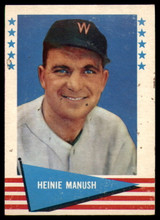 1961 Fleer #57 Heinie Manush Excellent+  ID: 175951