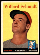 1958 Topps #214 Willard Schmidt Very Good  ID: 186195