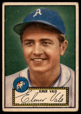 1952 Topps #34 Elmer Valo VG Red Back ID: 78404