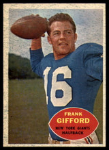 1960 Topps #74 Frank Gifford EX  ID: 91913