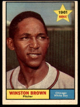 1961 Topps #391 Winston Brown Excellent+ RC Rookie ID: 156262