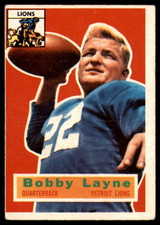 1956 Topps #116 Bobby Layne VG  ID: 90560