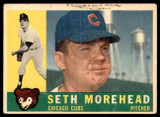 1960 Topps #504 Seth Morehead Very Good  ID: 153199