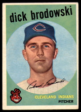 1959 Topps #371 Dick Brodowski EX++ Excellent++ 1959 Topps #371 Dick Brodowski EX++ Excellent++