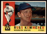 1960 Topps #362 Russ Kemmerer Excellent+  ID: 139404