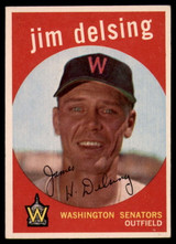 1959 Topps #386 Jim Delsing EX++ Excellent++ 