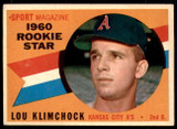 1960 Topps #137 Lou Klimchock RS Excellent+ RC Rookie ID: 196250 1960 Topps #137 Lou Klimchock RS Excellent+ RC Rookie ID: 196250
