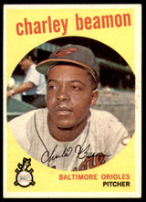 1959 Topps #192 Charley Beamon Excellent+ RC Rookie ID: 192168 1959 Topps #192 Charley Beamon Excellent+ RC Rookie ID: 192168