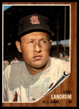 1962 Topps #323 Don Landrum Excellent ID: 169909 1962 Topps #323 Don Landrum Excellent ID: 169909