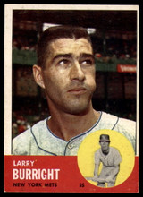 1963 Topps #174 Larry Burright EX++ Excellent++  ID: 113625