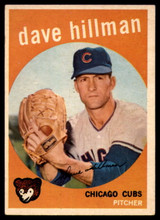 1959 Topps #319 Dave Hillman Excellent+ ID: 161500 1959 Topps #319 Dave Hillman Excellent+ ID: 161500