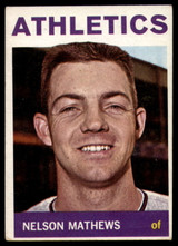 1964 Topps #366 Nelson Mathews EX++ Excellent++ 