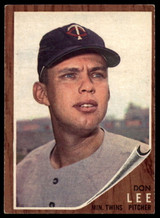 1962 Topps #166 Don Lee Excellent 