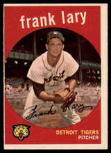 1959 Topps #393 Frank Lary UER Excellent+ ID: 138982 1959 Topps #393 Frank Lary UER Excellent+ ID: 138982