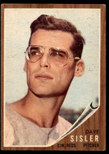 1962 Topps #171 Dave Sisler Excellent  ID: 179944