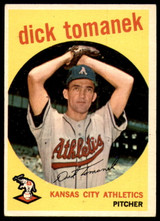 1959 Topps #369 Dick Tomanek UER Excellent+ ID: 199668 1959 Topps #369 Dick Tomanek UER Excellent+ ID: 199668