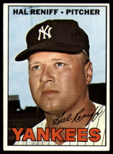 1967 Topps #201 Hal Reniff Excellent+ 1967 Topps #201 Hal Reniff Excellent+