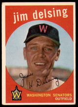 1959 Topps #386 Jim Delsing Excellent  ID: 199682