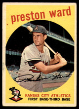 1959 Topps #176 Preston Ward EX Excellent 1959 Topps #176 Preston Ward EX Excellent