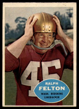 1960 Topps #129 Ralph Felton Ex-Mint RC Rookie ID: 136214