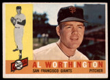 1960 Topps #268 Al Worthington Excellent ID: 139286 1960 Topps #268 Al Worthington Excellent ID: 139286