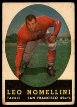 1958 Topps #89 Leo Nomellini Poor 1958 Topps #89 Leo Nomellini Poor
