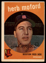 1959 Topps #91 Herb Moford Very Good RC Rookie ID: 161320 1959 Topps #91 Herb Moford Very Good RC Rookie ID: 161320