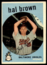 1959 Topps #487 Hal Brown Excellent  ID: 199722