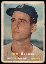 1957 Topps #112 Tom Brewer G-VG 