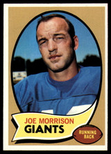1970 Topps #105 Joe Morrison NM-Mint ID: 154698 1970 Topps #105 Joe Morrison NM-Mint ID: 154698