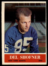 1964 Philadelphia #123 Del Shofner Ex-Mint ID: 140109 1964 Philadelphia #123 Del Shofner Ex-Mint ID: 140109