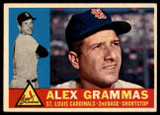 1960 Topps #168 Alex Grammas UER Excellent ID: 152911 1960 Topps #168 Alex Grammas UER Excellent ID: 152911