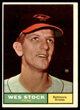 1961 Topps #26 Wes Stock Excellent+  ID: 191571