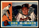 1960 Topps #189 Don McMahon Excellent ID: 152931 1960 Topps #189 Don McMahon Excellent ID: 152931