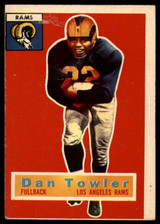 1956 Topps #90 Dan Towler VG Very Good  ID: 116856