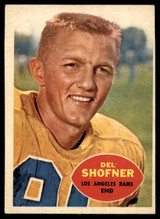 1960 Topps #65 Del Shofner Excellent+  ID: 166777