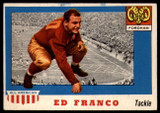 1955 Topps All American #58 Ed Franco EX/NM  ID: 90413