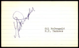 Gil McDougald SIGNED 3X5 INDEX CARD AUTHENTIC AUTOGRAPH New York Yankees Vintage Signature Gil McDougald SIGNED 3X5 INDEX CARD AUTHENTIC AUTOGRAPH New York Yankees Vintage Signature