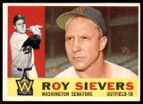 1960 Topps #25 Roy Sievers Very Good  ID: 195469