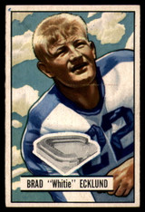 1951 Bowman #81 Brad Ecklund EX/NM 1951 Bowman #81 Brad Ecklund EX/NM