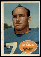 1960 Topps #49 Gil Mains EX/NM RC Rookie ID: 129430