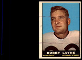 1961 Topps #104 Bobby Layne EX 