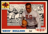 1955 Topps All American #39 Brud Holland EX/NM RC Rookie ID: 90385