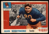 1955 Topps All American #99 Don Whitmire VG SP