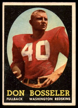 1958 Topps #132 Don Bosseler EX/NM RC Rookie ID: 81620 1958 Topps #132 Don Bosseler EX/NM RC Rookie ID: 81620