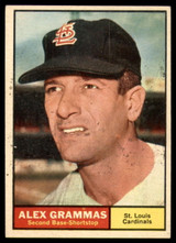 1961 Topps #64 Alex Grammas UER Excellent+ ID: 131496 1961 Topps #64 Alex Grammas UER Excellent+ ID: 131496