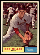 1961 Topps #314 Bob Miller Excellent+  ID: 197811