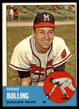 1963 Topps #570 Frank Bolling NM Near Mint  ID: 97482