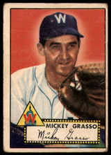 1952 Topps #90 Mickey Grasso VG  ID: 91368