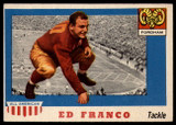 1955 Topps All American #58 Ed Franco EX++ ID: 90419 1955 Topps All American #58 Ed Franco EX++ ID: 90419